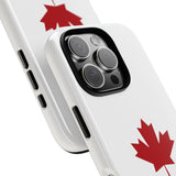 Faith Culture – Canada Maple Leaf Phone Case | Minimalist Black Leaf Case for All Phones