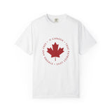 Faith Culture - O Canada Maple Leaf Unisex T-Shirt β White | True Patriot Love Tee