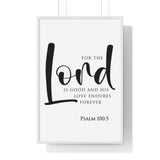Eternal Gratitude framed Christian wall art inspired by Psalm 100:5