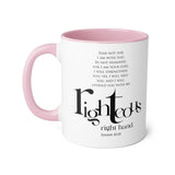 Faith Culture - Isaiah 41:10 - Christian Accent Coffee Mug (11oz) Pink 11oz