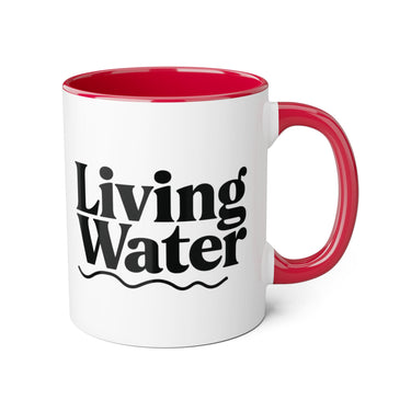 Faith Culture - Living Water - Christian Accent Coffee Mug, 11oz