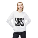 Faith Culture - Raising Tiny Disciples Christian Sweatshirt Inspiring Family Faith Pullover