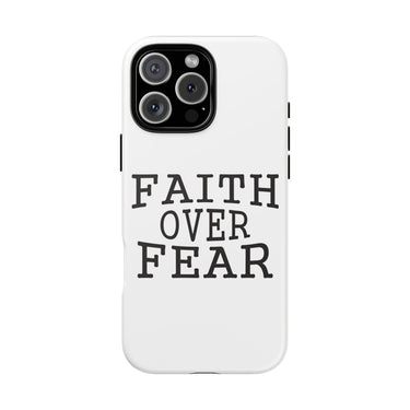 Faith Culture β Faith Over Fear Christian Tough Phone Case iPhone 16 Pro Max Matte