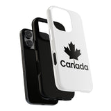 Faith Culture – Canada Maple Leaf Phone Case | Minimalist Black Leaf Case for All Phones