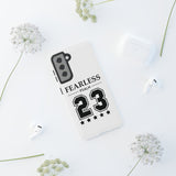 Faith Culture – Fearless Psalm 23 Christian Tough Phone Case Samsung Galaxy S21 Glossy