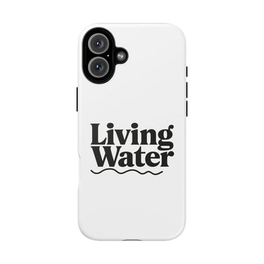 Faith Culture – Living Water Christian Tough Phone Case iPhone 16 Plus Matte