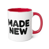 Faith Culture - Made New - Christian Coffee Mug, 11oz Red 11oz