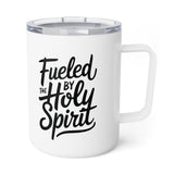 Faith Culture – Fueled by the Holy Spirit – Christian Coffee and Tea Mug, 10oz 10oz White