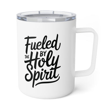 Faith Culture – Fueled by the Holy Spirit – Christian Coffee and Tea Mug, 10oz 10oz White
