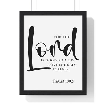 Eternal Gratitude framed Christian wall art inspired by Psalm 100:5