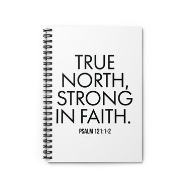 True North Strong in Faith Christian Journal | Psalm 121:1-2 Scripture Notebook One Size