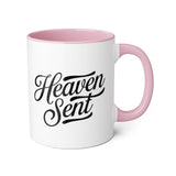 Faith Culture - Heaven Sent - Christian Accent Coffee Mug, 11oz Pink 11oz