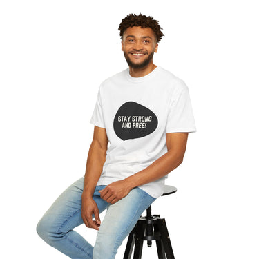 Faith Culture - Stay Strong and Free Unisex T-Shirt β White | Inspirational Canada Motto Tee