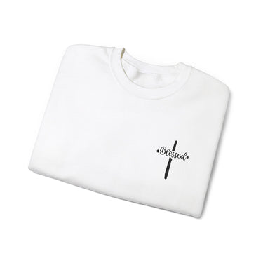 Faith Culture - Blessed Cross - Christian Unisex Crewneck Sweatshirt