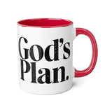 Faith Culture - God’s Plan - Christian Coffee Mug, 11oz