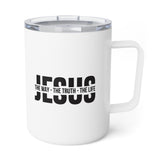 Faith Culture – Jesus: The Way, The Truth, The Life – Christian Coffee and Tea Mug, 10oz 10oz White