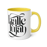 Faith Culture - Hallelujah - Christian Accent Coffee Mug, 11oz Yellow 11oz