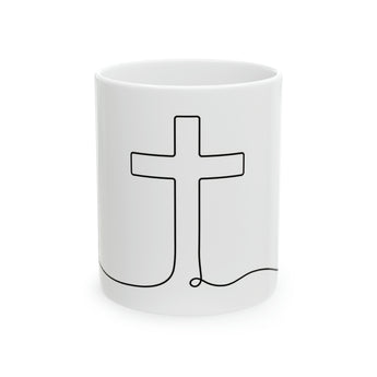 Cross Christian Coffee or Tea Ceramic Mug