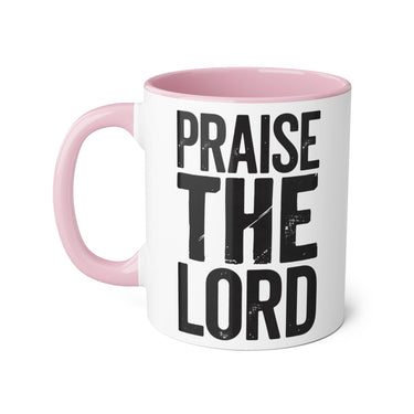 Faith Culture - Praise the Lord - Christian Accent Coffee Mug, 11oz