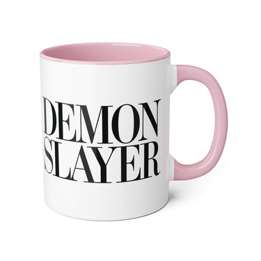 Faith Culture - Demon Slayer - Christian Accent Coffee Mug, 11oz Pink 11oz