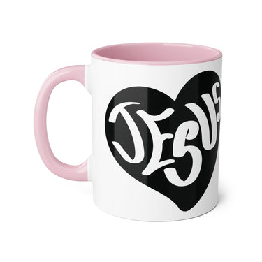Faith Culture - Jesus in My Heart - Christian Accent Coffee Mug, 11oz