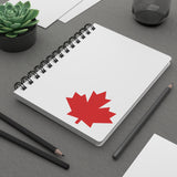 Faith Culture – Red Maple Leaf Spiral Journal | Minimalist Canadian Notebook for Daily Writing