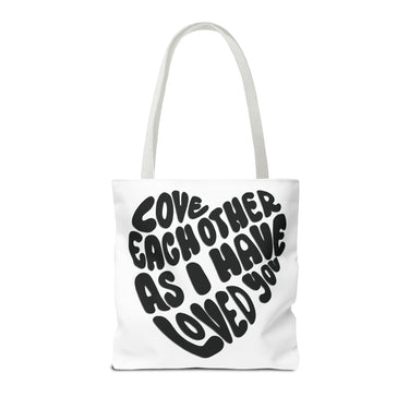 Faith Culture - Serve One Another in Love Christian Tote Bag - Galatians 5:13 Bible Verse