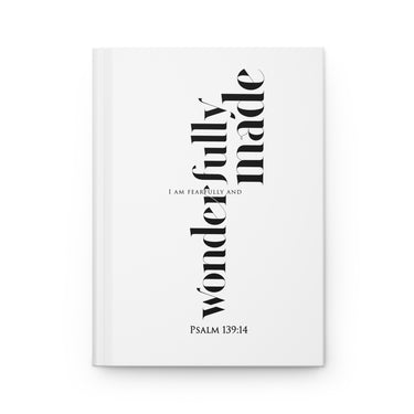 Faith Culture – Fearfully and Wonderfully Made – Psalm 139:14 Hardcover Journal, Matte Finish Journal