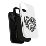Faith Culture β Loved Beyond Measure Christian Tough Phone Case iPhone 16 Matte