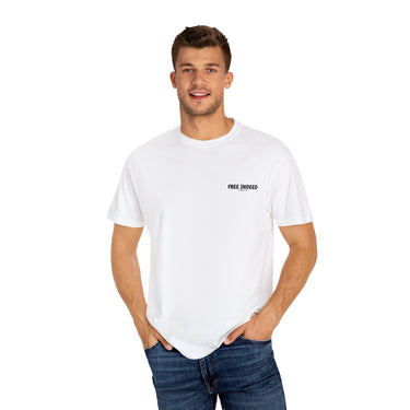 Faith Culture – Free Indeed Christian T-Shirt – White | John 8:36 Scripture Tee
