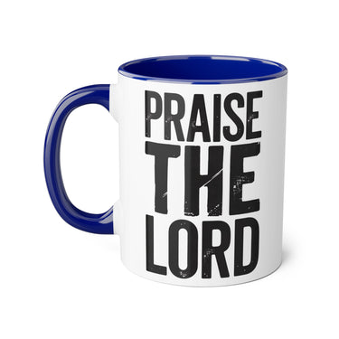 Faith Culture - Praise the Lord - Christian Accent Coffee Mug, 11oz