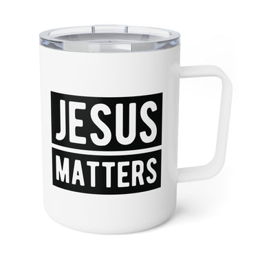 Faith Culture – Jesus Matters – Christian Coffee and Tea Mug, 10oz 10oz White