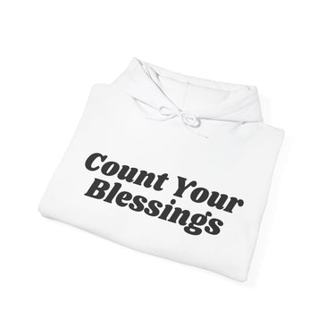 Count Your Blessings Hoodie Christian Unisex Sweatshirt Inspirational Faith Wear
