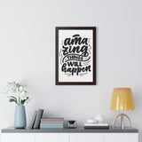 Faith Culture - Amazing Things Will Happen - Christian Thanksgiving Wall Art