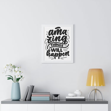 Faith Culture - Amazing Things Will Happen - Christian Thanksgiving Wall Art