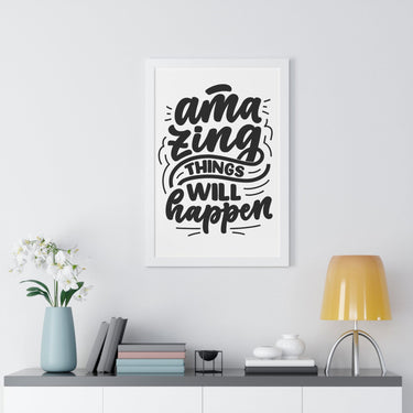 Faith Culture - Amazing Things Will Happen - Christian Thanksgiving Wall Art