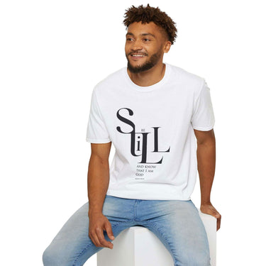 Faith Culture - Be Still & Know - Psalm 46:10 - Christian Unisex Softstyle T-Shirt