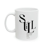 Faith Culture - Be Still and Know - Psalm 46:10 - Christian Ceramic Mug, 11oz