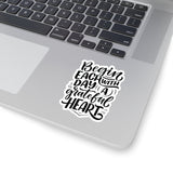 Faith Culture - Begin Each Day with a Grateful Heart - Christian Thanksgiving Vinyl Sticker
