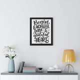 Faith Culture - Begin Each Day with a Grateful Heart - Christian Thanksgiving Wall Art