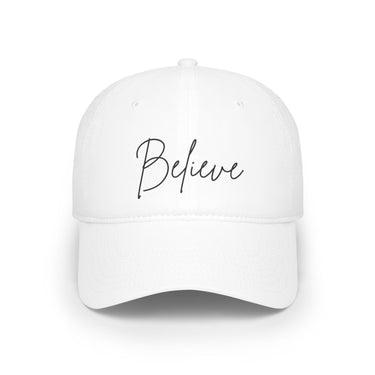 Believe Christian Low Profile Baseball Cap White One size