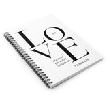 Faith Culture - Beloved by God - 1 John 4:19 - Christian Spiral Notebook