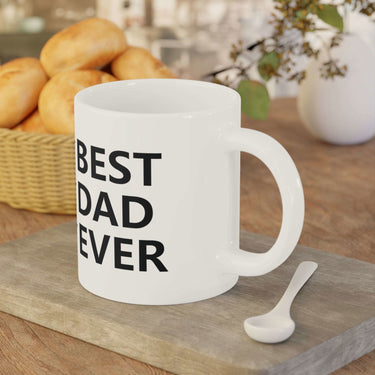 Faith Culture - Best Dad Ever - Christian Ceramic Coffee Mug (11oz5oz0oz)
