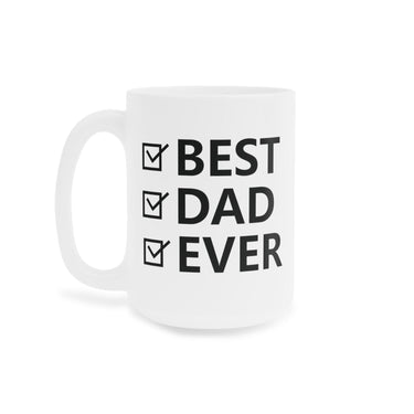 Faith Culture - Best Dad Ever - Christian Ceramic Coffee Mug (11oz5oz0oz)