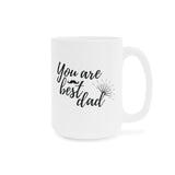 Faith Culture - Best Dad Ever - Christian Ceramic Coffee Mug (11oz5oz0oz) 15oz White