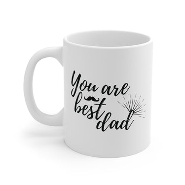Faith Culture - Best Dad Ever - Christian Ceramic Coffee Mug (11oz5oz0oz)