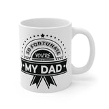 Faith Culture - Best Dad Ever - Christian Ceramic Coffee Mug (11oz5oz0oz) 11oz White