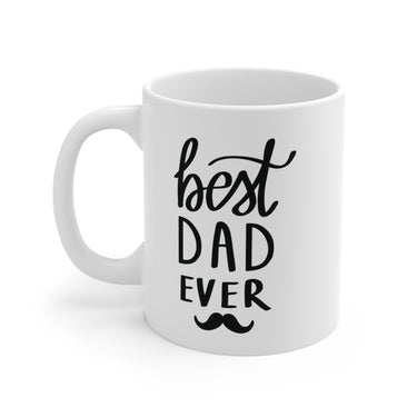 Faith Culture - Best Dad Ever - Christian Ceramic Coffee Mug (11oz5oz0oz)