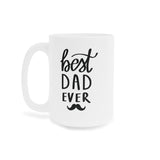 Faith Culture - Best Dad Ever - Christian Ceramic Coffee Mug (11oz5oz0oz)