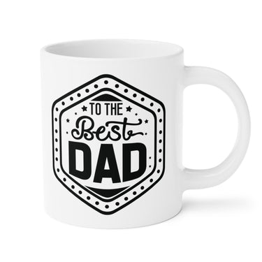 Faith Culture - Best Dad Ever - Christian Ceramic Coffee Mug (11oz5oz0oz) 20oz White